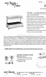 Alto-Shaam HALO HEAT 200-HFT Hoja de especificaciones