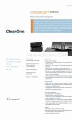 ClearOne 910-153-560 Lembar data