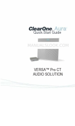 ClearOne Aura VERSA Pro CT 빠른 시작 매뉴얼