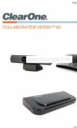 ClearOne COLLABORATE VERSA 60 Manuale di avvio rapido