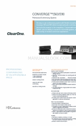 ClearOne Converge 560 Veri Sayfası