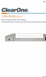 ClearOne CONVERGE PRO 2 Schnellstart-Handbuch