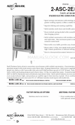 Alto-Shaam 2-ASC-2E/STK Hoja de especificaciones