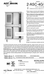 Alto-Shaam 2-ASC-4G/STK Scheda tecnica