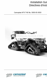 Camoplast ATV T4S Manuales de instalación