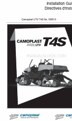 Camoplast Tatou UTV T4S Manuales de instalación