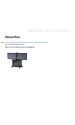 ClearOne Titan Media Cart Manuale di installazione e funzionamento