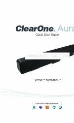 ClearOne Versa Mediabar Aura Manuale di avvio rapido