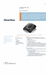 ClearOne CHAT 70 Fiche technique