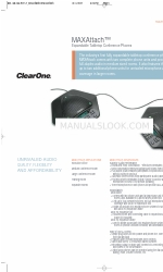 ClearOne MAXAttach Wireless Технічний паспорт