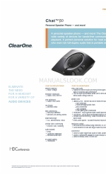 ClearOne Chat 50 Ficha de dados