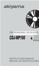 Akiyama CDJ-MP100 Manual de instruções