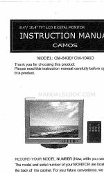 Camos CM-1040D Instruction Manual