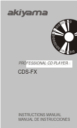 Akiyama CDS-FX Manual de instruções