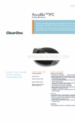 ClearOne PC Datasheet