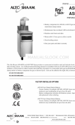 Alto-Shaam Fry Tech ASF-60DS Especificaciones