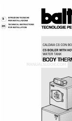 baltur BODY THERM 160 Kurulum İçin Teknik Talimatlar