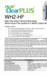 ClearPlus WH2-HF Manual