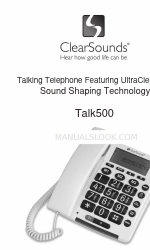 ClearSounds TALK500 ER Manuale d'uso