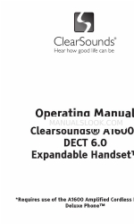 ClearSounds A1600E Manuale operativo