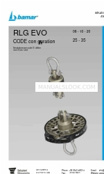 bamar RLG EVO 25 Manual de instruções