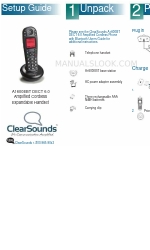 ClearSounds A1600EBT DECT 6.0 セットアップマニュアル