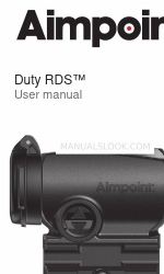 Aimpoint Duty RDS Kullanıcı Kılavuzu