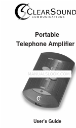 ClearSounds Portable Telephone Amplifier ユーザーマニュアル