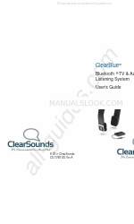 ClearSounds ClearBlue CLTVBT Gebruikershandleiding