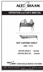 AltoShaam MARINE 100-HSL/BCB-2 Manual de uso y mantenimiento