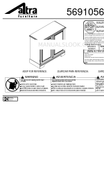 Altra furniture 5691056COM Manual de instruções de montagem