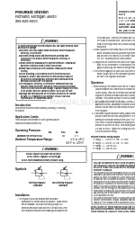 Dixon R119 Series Installation & Service Instructions