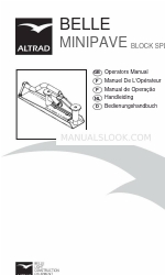 Altrad BELLE MINIPAVE Посібник оператора