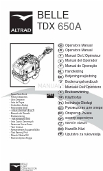 Altrad BELLE TDX 650A Operatör El Kitabı