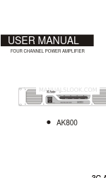 3G Audio AK800 Benutzerhandbuch