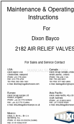 Dixon Bayco 2182/5 Instruções de manutenção e funcionamento