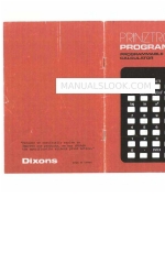 Dixons Prinztronic program Operation Manual