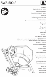 Altrad ATIKA BWS 500-2 Руководство по сборке и эксплуатации