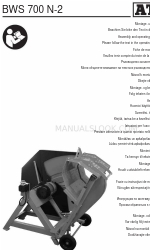 Altrad ATIKA BWS 700 N-2 Assembly And Operating  Instruction Sheet