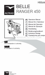 Altrad BELLE RANGER 450 Operator's Manual