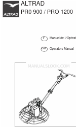 Altrad OPTC12006 Manuale dell'operatore