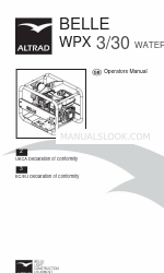 Altrad BELLE WPX 3/30 Посібник оператора