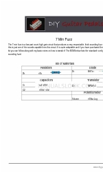 DIY Guitar Pedals 7 Min Fuzz 매뉴얼