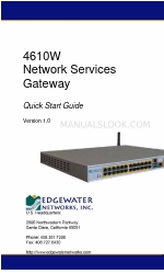 Edgewater Networks 4610W Schnellstart-Handbuch