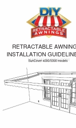 DIY Retractable Awnings SunCover 4000 Installatie Manuals