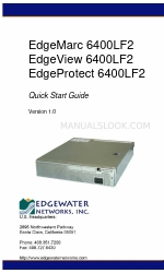 Edgewater Networks EdgeProtect 6400LF2 Snelstarthandleiding