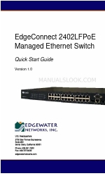 Edgewater Networks EdgeConnect 2402LFPoE Snelstarthandleiding