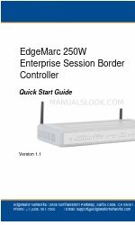 Edgewater Networks EdgeMarc 250W クイック・スタート・マニュアル