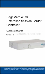 Edgewater Networks EdgeMarc 4570 クイック・スタート・マニュアル