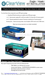 ClearView Eagle View DVR Kit Manual de instalação